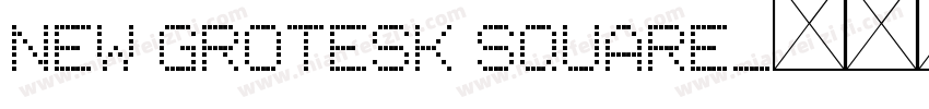 New Grotesk Square字体转换